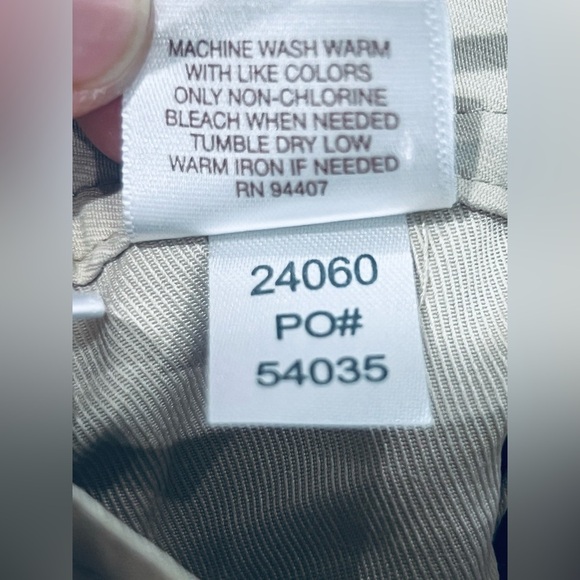 TravelSmith Vintage Skirt Womens 14p Petite Button Down Maxi Midi light brown - Picture 9 of 9